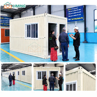Maison conteneur pliable directement de l'usine, structure en acier, abri mobile préfabriqué pour hébergement temporaire