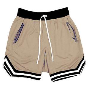 Pantalones Cortos Deportivos de Moda para Hombre, Cintura Elástica, Bolsillo con Cremallera, Pantalones Cortos Deportivos Casuales de Verano, Pantalones Cortos de Malla de Secado Rápido para Hombre - Product Image 6