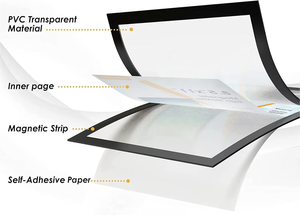 Cadre photo A6 Cadre photo moderne Cadre magnétique magnétique en plastique - Product Image 2