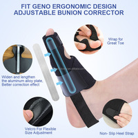 Attelle de pied réglable en aluminium pour hallux valgus, correcteur d'orteil, protecteur de sécurité sportive, séparateur d'orteils