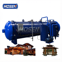 Nueva Máquina Industrial de Impregnación al Vacío Automática Mosen CCB, Autoclave para el Tratamiento de Tablas de Madera y Postes de Madera