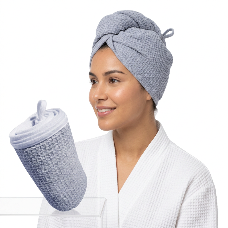 Custom Microfiber Super Absorbent Waffle Hair