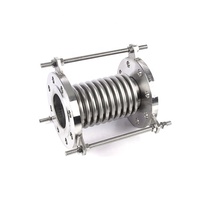 Compensateur de soufflet en acier inoxydable DN25-DN3000 Joint d'expansion métallique ou métallique avec bride de tiges de cravate