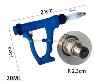 Tiermedizin Spender Veterinary Continuous Gun Automatische Injektors pritze 10ml 20 30ml 50ml für Lives tock Pig Cattle Sheep - Product Image 3