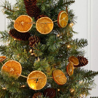 2026 Nieuwste Kerstboom Decoratie Wijnstok Sinaasappel Slice Gedroogd Fruit Ornament Dennenappel Kaneel Rol Krans Open Haard Huis