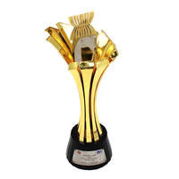 Trophée vierge de sublimation Récompenses en métal Trophées sportifs personnalisés Récompenses Médailles et plaques