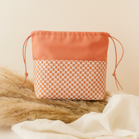 Petite trousse de maquillage pour toile de jute Pochette cosmétique de voyage Trousse de toilette pour filles Cadeaux Organisateur de rangement quotidien portable