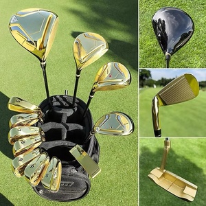 Pro Men's 12-piece <b>Golf</b> <b>Club</b> <b>Set</b> Adjustable Angle Replaceable Shaft Titanium Shafts Ambidextrous Design Honeycomb Crown <b>Clubs</b> - Product Image 2