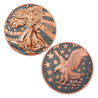 Pièce de monnaie commémorative américaine en cuivre pur .999 de 1 oz, motif Aigle de la Liberté, 250e anniversaire 1776-2026, vente en gros
