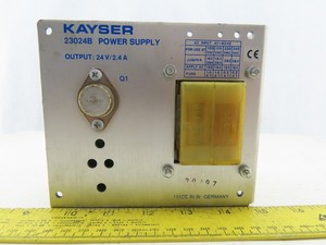 PLC <strong>Kayser</strong> 23024B Power Supply 24V 2.4A Warranty Product - Product Image 1