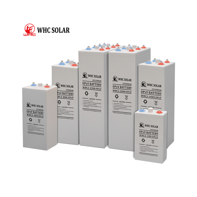 For SOLAR OPZV Sealed Gel Deep Cycle Tubular Solar Battery 2V 1000Ah Maintenance-free Lead Acid for Home Appliances 20 Year