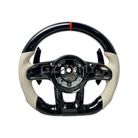 Volant avec cuir beige perforé pour Mercedes-Benz W463 W464 G350 G500 G550 G63