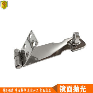 Pestillo de Puerta Plegable de Acero Inoxidable de 67 mm, Cerrojo Empotrado para Construcción de Viviendas y Accesorios para Cabinas de Barcos - Product Image 3