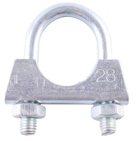 Support M8 en acier inoxydable, boulon en U, collier de serrage pour tuyau, pour montage de support de tuyau