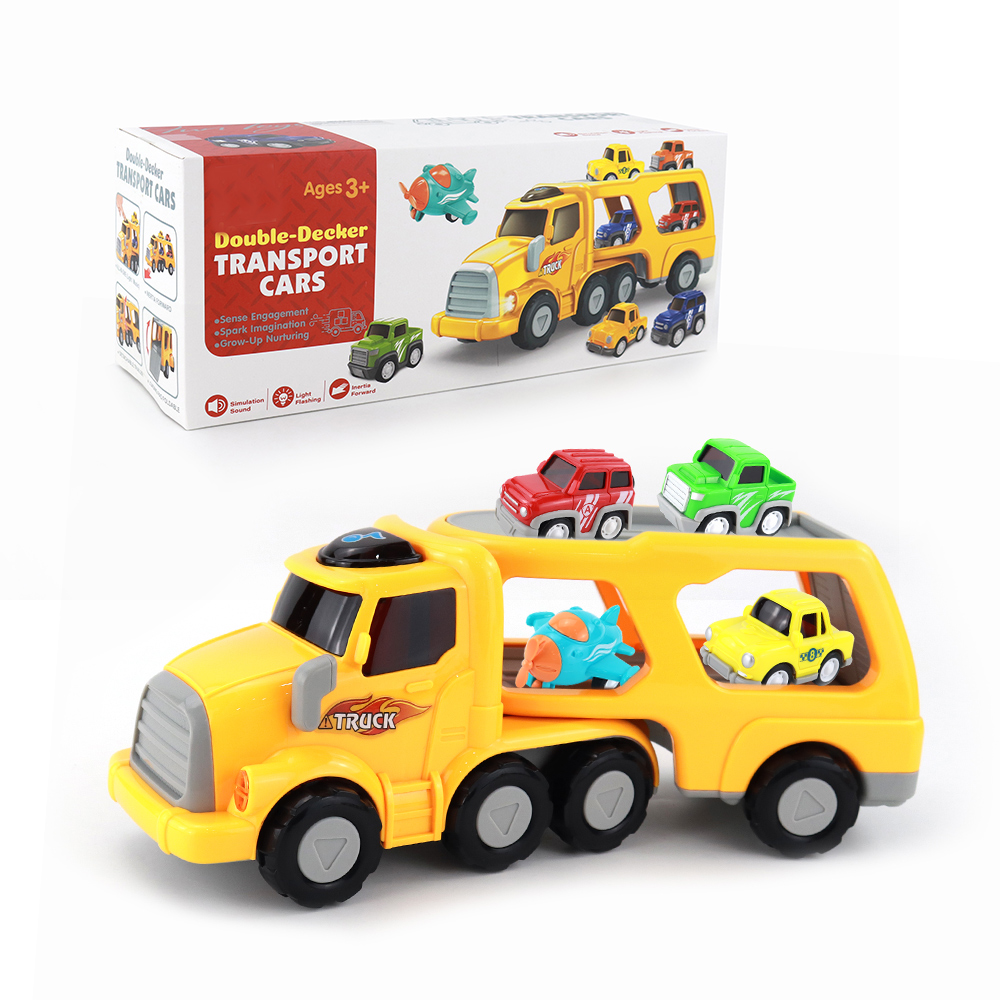 Дропшиппинг, многофункциональный инерционный звук и свет, двухслойные новые транспортные автомобили