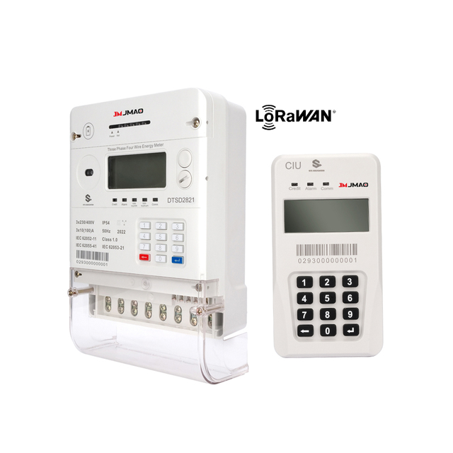 JMAO DLMS/COSEM Three Phase AMI Integrate Vending System Hybrid LoRaWAN GSM Prepaid Meter Failover Communication Disaster Zones