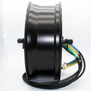 Kit de Conversión de Vehículos Impermeable de Alto Rendimiento con Motor BLDC de 17 Pulgadas, 8KW, 72V y Magneto para Motocicletas Eléctricas YM-Lux-178000 - Product Image 3