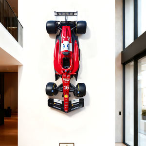 Fiberglass Car Racing Model Statue Life-size Custom Arcade Mall Supermarket Art Design Outdoor Display <strong>Sculpture</strong> - Product Image 6