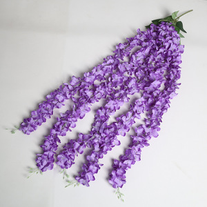 Guirnaldas de Glicinia Artificiales Lichao de 110 cm, Flores de Seda Realistas para Decoración de Bodas y Hogar - Product Image 1