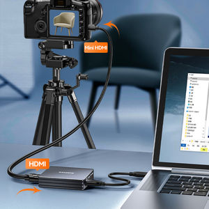 <span class=keywords><strong>Cable</strong></span> de Conversión Mini <span class=keywords><strong>HDMI</strong></span> a <span class=keywords><strong>HDMI</strong></span> SAMZHE 4K60Hz de Alta Definición, <span class=keywords><strong>Cable</strong></span> de Cámara para Monitor Portátil, TV, Proyector - Product Image 5