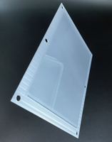 Plaque en polycarbonate UL94 V-0, fabrication sur mesure, découpée sur mesure, plaque en polycarbonate gris RF, plaque en plastique PC pour chargeur de véhicule électrique