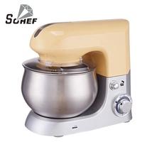 Robot pâtissier professionnel 1300W 5L noir mat, batteur sur socle électrique, bol mélangeur, best-seller