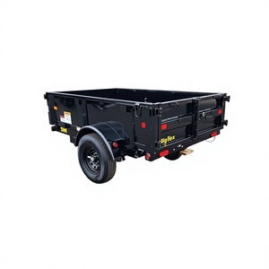 Big Tex 5x8 Dump <b>Trailer</b> 2.5 Ton Capacity Black Steel Utility <b>Trailer</b> for <b>Farm</b> Use - Product Image 1