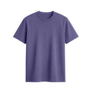 T-shirt pour homme en coton 100% uni, finition soignée, conçu pour un usage régulier, offrant un confort constant, respirant et écologique - Product Image 1