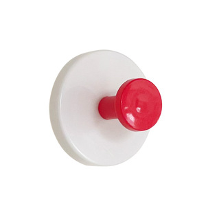 Dopamine Suction Cup Hook Round No Drill Traceless Wall Mounted Adhesive For Dormitory Bathroom <b>Clothes</b> <b>Rack</b> Hanging - Product Image 5