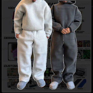 Ensemble de survêtement personnalisé avec logo, sweat-shirt à capuche uni, nouvelle mode, vêtements de sport <span class=keywords><strong>pour</strong></span> couples, survêtement de bonne qualité, sweat-shirt <span class=keywords><strong>pour</strong></span> homme, ensemble de survêtement 2 pièces - Product Image 1