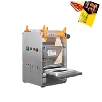 Machine de scellage automatique pour gobelets en papier, tubes, bols, gobelets, film en aluminium, film PP PET, boîte à lunch, plateau alimentaire