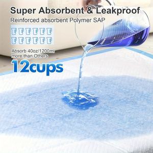 แผ่นรองฉี่สุนัขขนาด22X22นิ้ว28x30นิ้วแผ่นฝึกสุนัขกันรั่ว - Product Image 4