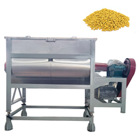 Tierfutter-Mischer 100kg 300kg 500kg 900kg 1 Tonne Vitamin-Protein-Mineral-Futter Industrieller Doppelhelix Horizontalmischer