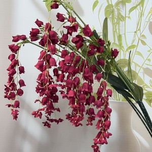 Stelo artificiale del giglio della valle fiori artificiali bianchi alla rinfusa per centrotavola Bouquet da sposa - Product Image 3