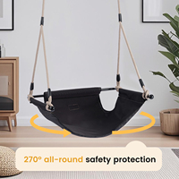 Balançoire à corde réglable en hauteur pour tout-petits Ropecube, pour une utilisation en intérieur/extérieur, ensemble de balançoire en forme de U durable pour l'école et les parcs de trampolines