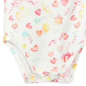 Combinaison sans manches pour bébé fille <span class=keywords><strong>OKIDS</strong></span> en fibre de bambou et élasthanne, imprimée et rafraîchissante, avec fermeture à boutons - Product Image 5