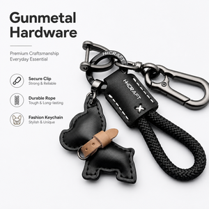 <span class=keywords><strong>Porte</strong></span>-<span class=keywords><strong>clés</strong></span> en cuir avec pendentif chien bouledogue français 9 couleurs, breloque en corde tressée et clip métallique, cadeau promotionnel personnalisé avec logo, vente en gros - Product Image 2