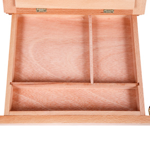 SINOART <span class=keywords><strong>Chevalet</strong></span> de table en bois de hêtre avec tiroir et <span class=keywords><strong>palette</strong></span> Boîte en bois <span class=keywords><strong>Chevalet</strong></span> Boîte de peinture pour débutants, étudiants - Product Image 3