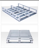 Palette de stockage mobile empilable en acier galvanisé à chaud de qualité industrielle Depotfit