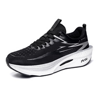 Chaussures de course pour hommes Flam, blanches, respirantes, légères, amorties, chaussures de sport à talon bas, chaussures d'entraînement en plein air
