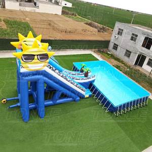 Support d'eau gonflable géant, pour l'extérieur, <span class=keywords><strong>piscine</strong></span>, <span class=keywords><strong>jeux</strong></span> d'eau pour enfants, large, pour adultes, vente en gros - Product Image 3
