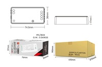 Contrôleur LED Miboxer Mi-Light FUT035W + WiFi 2-en-1 2.4G 1 canal monochrome et 2 canaux double blanc