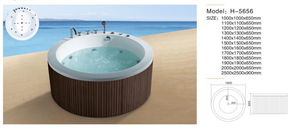 Jacuzzi <span class=keywords><strong>Spa</strong></span> whirlpool Baignoire en acrylique avec fonction de massage Extérieur Intérieur Hôtel Hottub Home jacuzzi <span class=keywords><strong>Spa</strong></span> - Product Image 6