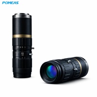 Pomeas 2/3" Telecentric Zoom Lens 0.5X 1X C-Mount Industrial Machine Vision Optical Inspection Camera Lens