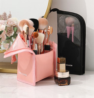 Porte-pinceau de maquillage debout Portable haute capacité ensembles de pinceaux de maquillage d'artiste professionnel sacs et étuis à cosmétiques