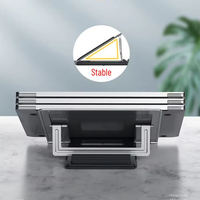 Soporte para Portátil, Precio de Fábrica, Soporte Ergonómico Ajustable y Plegable de Metal para Portátil