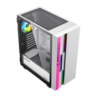 Boîtier PC Gaming en Acier Mid-Tower GameMax COC avec Support de Bande ARGB pour Cartes Vidéo RTX 3080 et Ventilateur 12cm