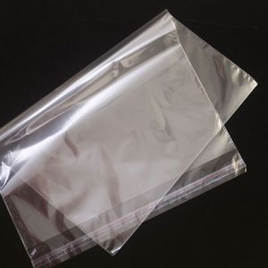 Chinese supplier wholesale self adhesive seal clothes product cellophane clear plastic opp bags
