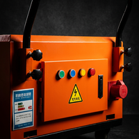 Pompe à béton électrique prête à l'emploi, petite machine d'alimentation spirale au sol, pompe de coulage avec moteur haute efficacité