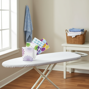 Funda para Tabla de Planchar, Paquete de 5, Bella Cotone, Diseños con Patrones Prisma, para Uso Doméstico - Product Image 3